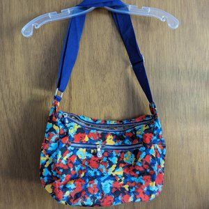 Jinqiaoer multi coloured cross-body adjustable strap purse bag
